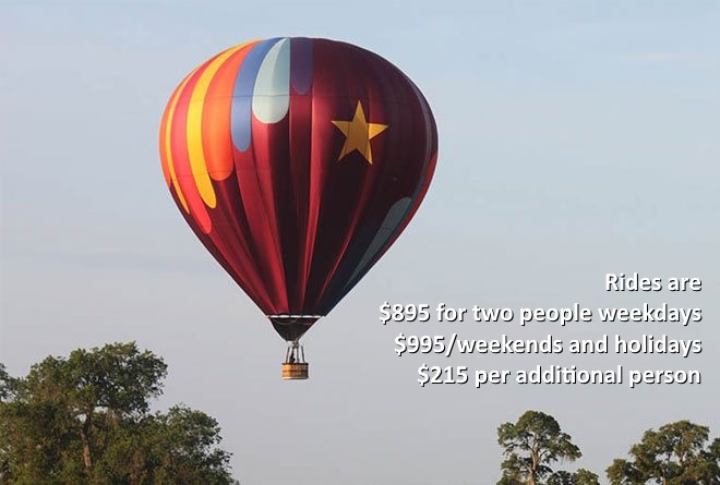 how many people fit in a hot air balloon